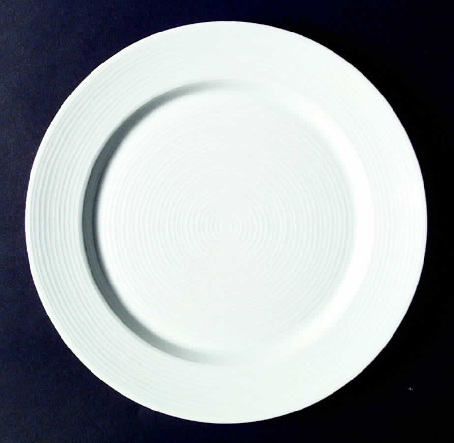 Centra White Dinner Plate by Dansk-1