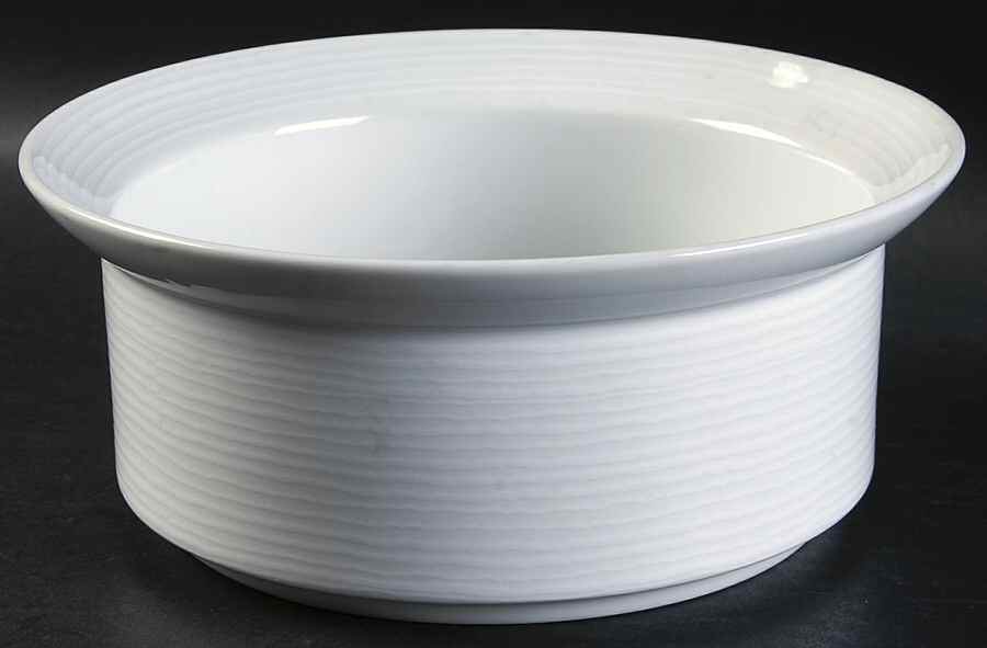 Centra White 8" Round Vegetable Bowl by Dansk-1