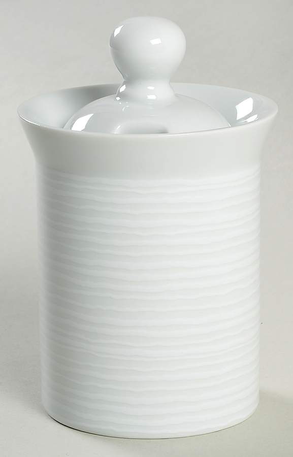 Centra White Sugar Bowl & Lid by Dansk-1