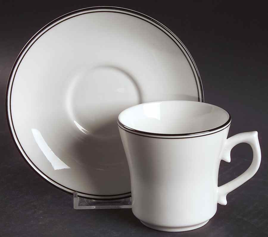 Richmond Flat Cup & Saucer Set by Dudson-1