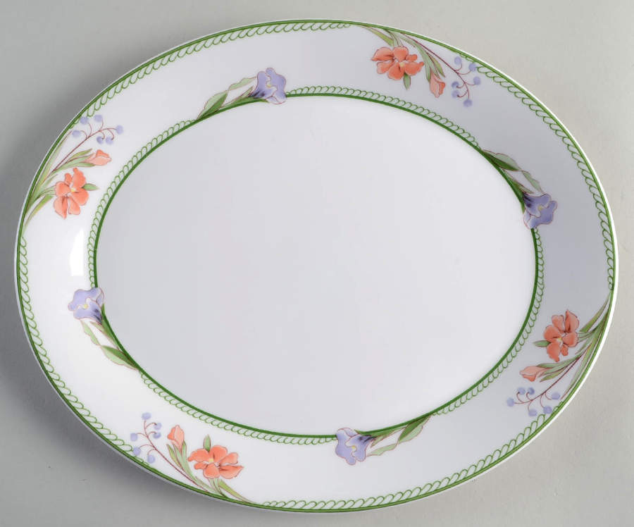 Lugano 12" Oval Serving Platter by Dudson-1
