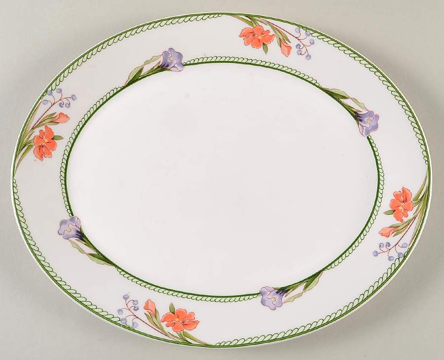 Lugano 11" Oval Serving Platter by Dudson-1