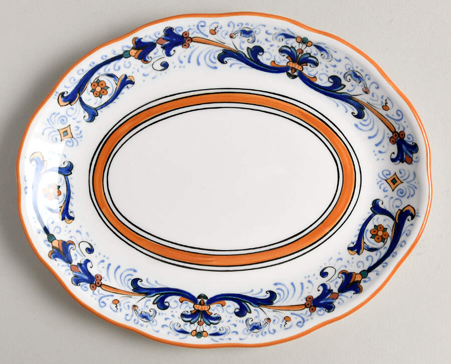 Hacienda 8" Oval Serving Platter by Dudson-1