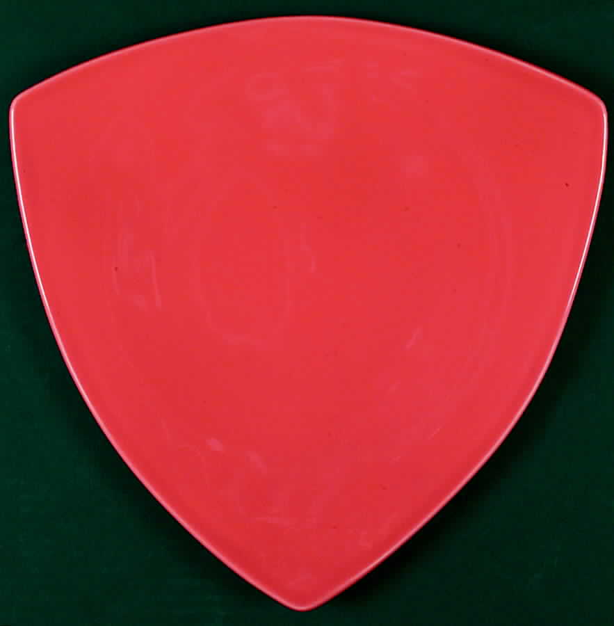 Geometrix Flame (Red) Dinner Plate by Dudson-1