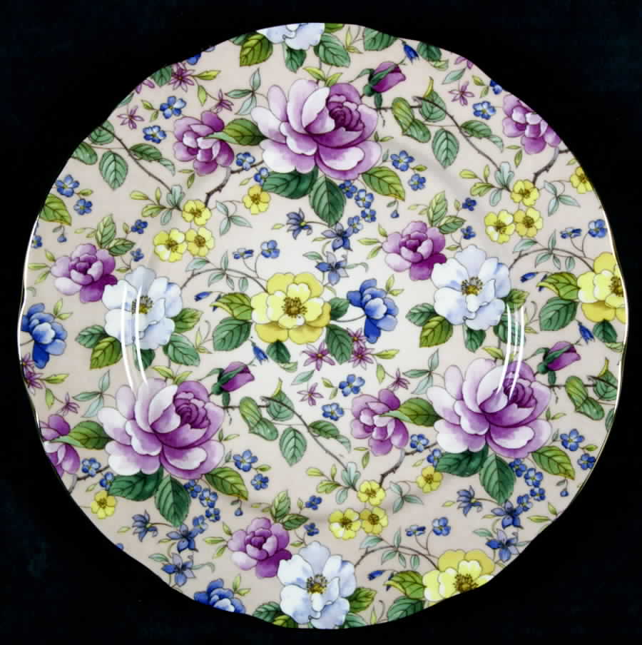 Chelsea Garden Autumn Peach Salad Plate by Duchess-1