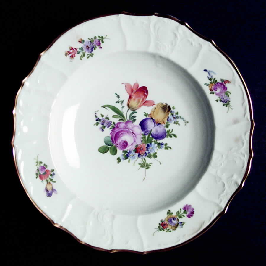 DRE15 Rim Soup Bowl by Dresden (German)-1