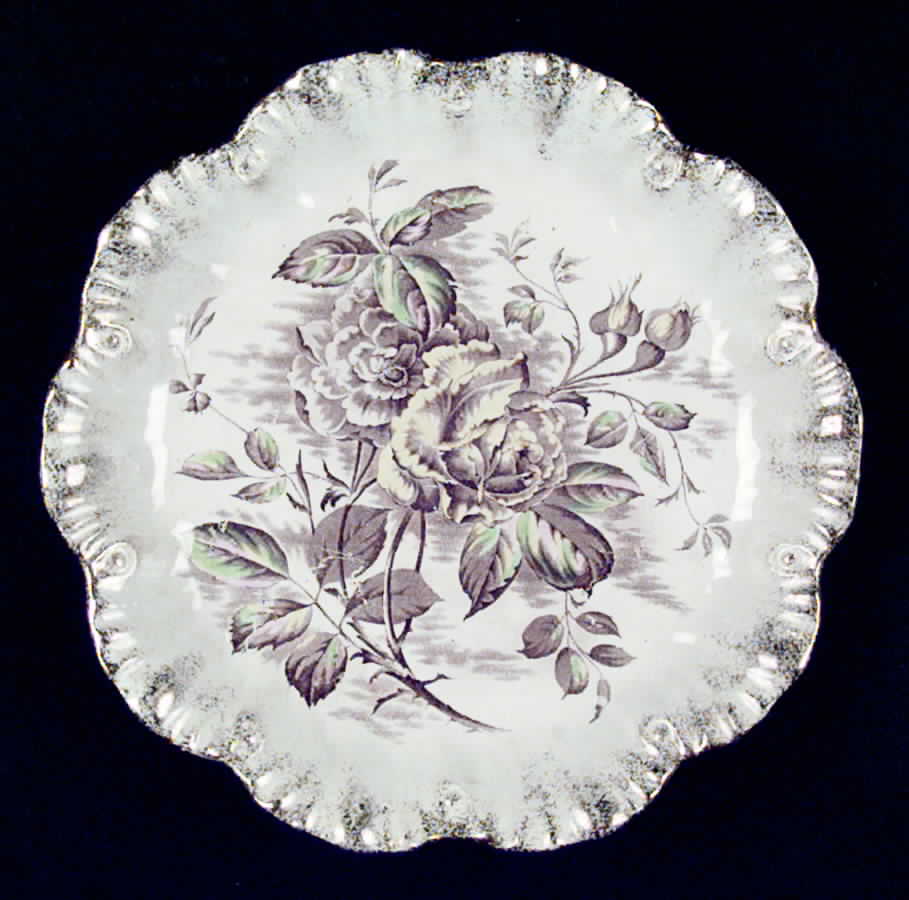 The Rose Luncheon Plate by Dunn Bennett-1