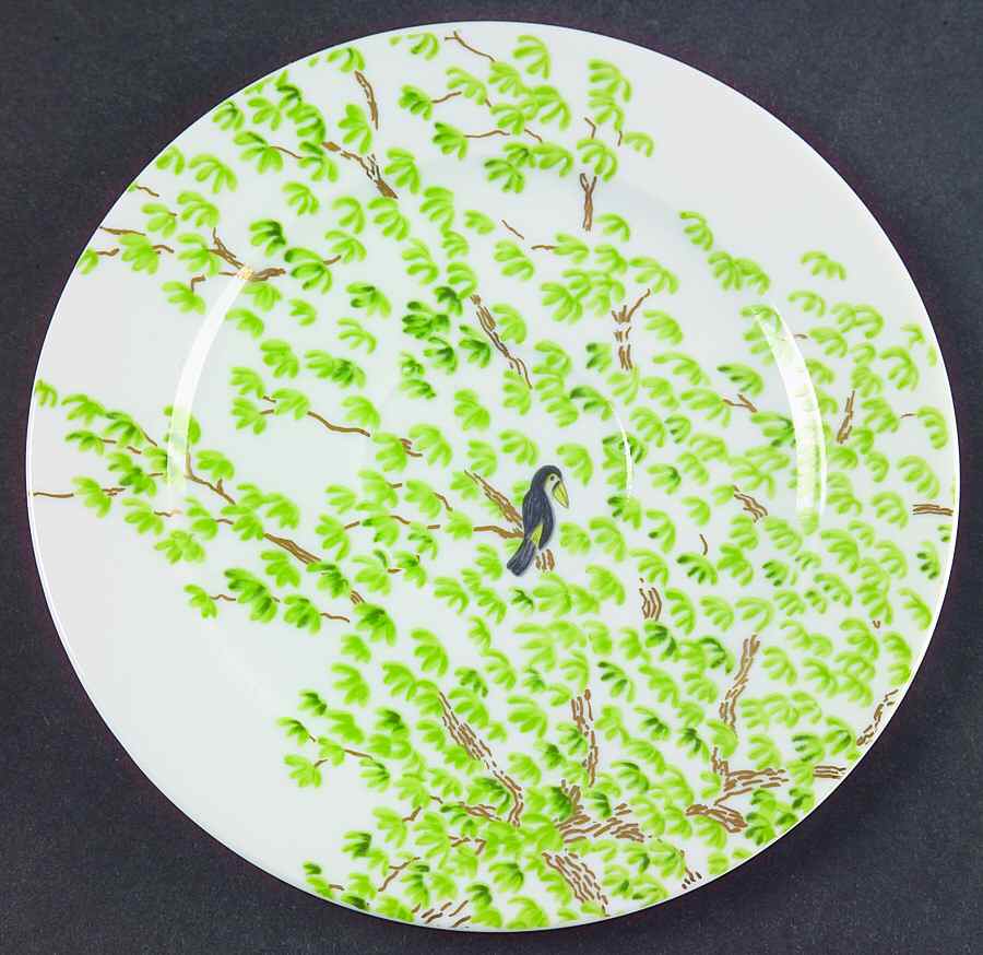Caraibes Tropical Island Saucer for Flat Cup by Philippe Deshoulieres-1