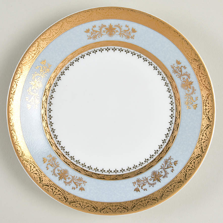 Orsay Powder Blue Coupe Bread & Butter Plate by Philippe Deshoulieres-1
