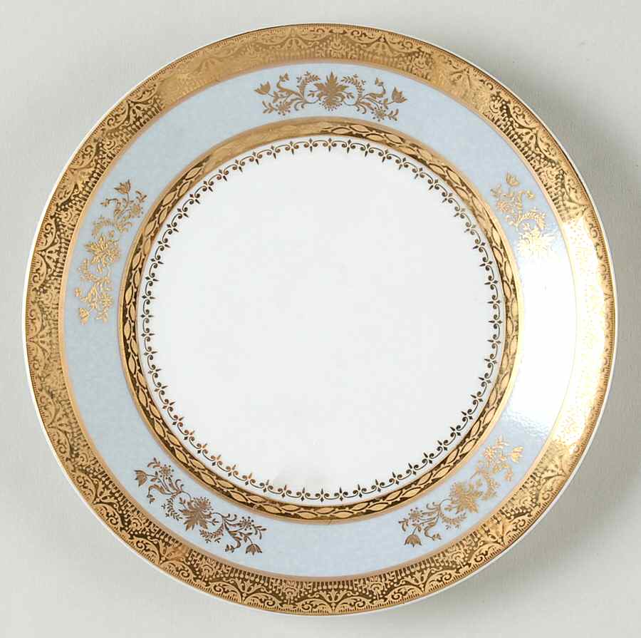 Orsay Powder Blue Bread & Butter Plate by Philippe Deshoulieres-1