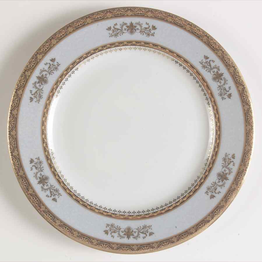 Orsay Powder Blue Dessert/Pie Plate by Philippe Deshoulieres-1