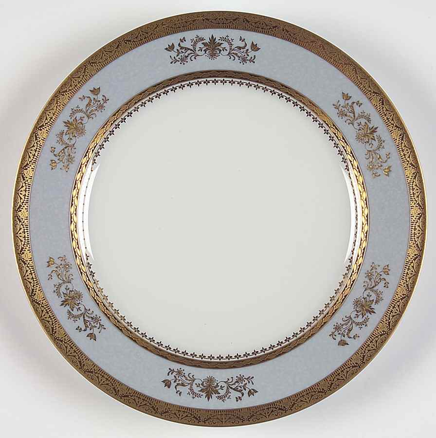 Orsay Powder Blue Salad Plate by Philippe Deshoulieres-1
