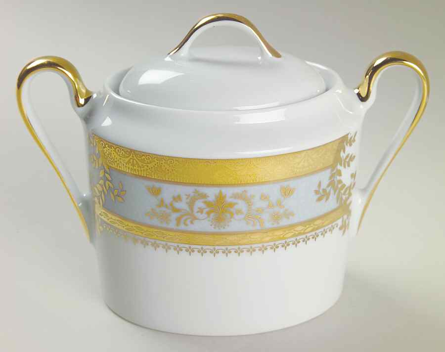 Orsay Powder Blue Sugar Bowl & Lid by Philippe Deshoulieres-1