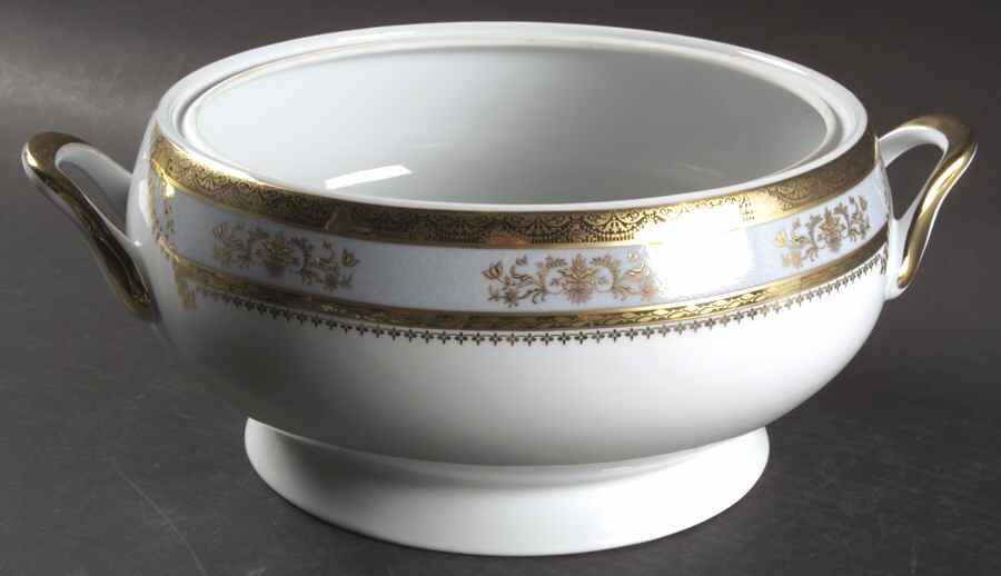 Orsay Powder Blue Tureen No Lid by Philippe Deshoulieres-1