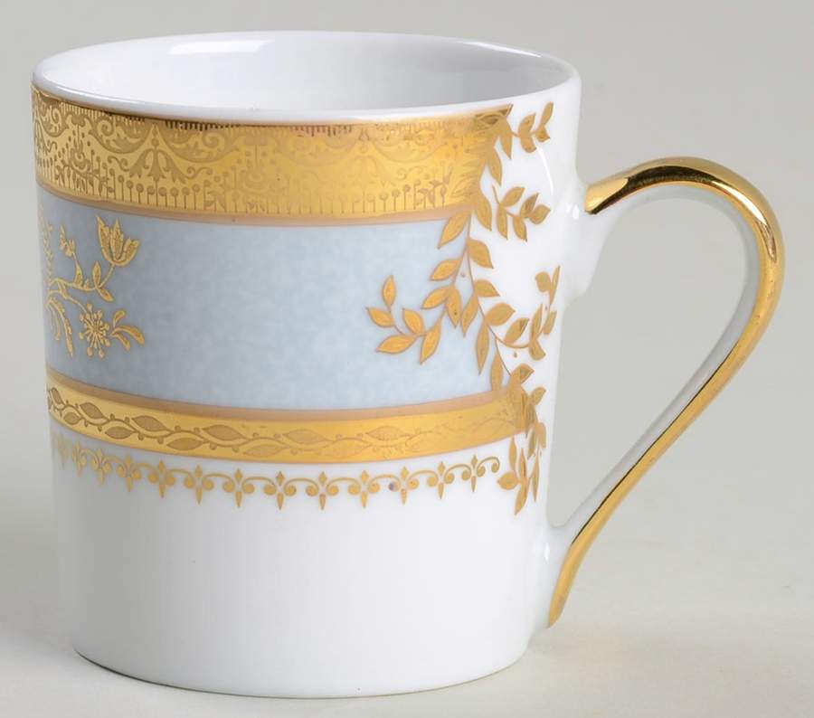 Orsay Powder Blue Flat Demitasse Cup by Philippe Deshoulieres-1