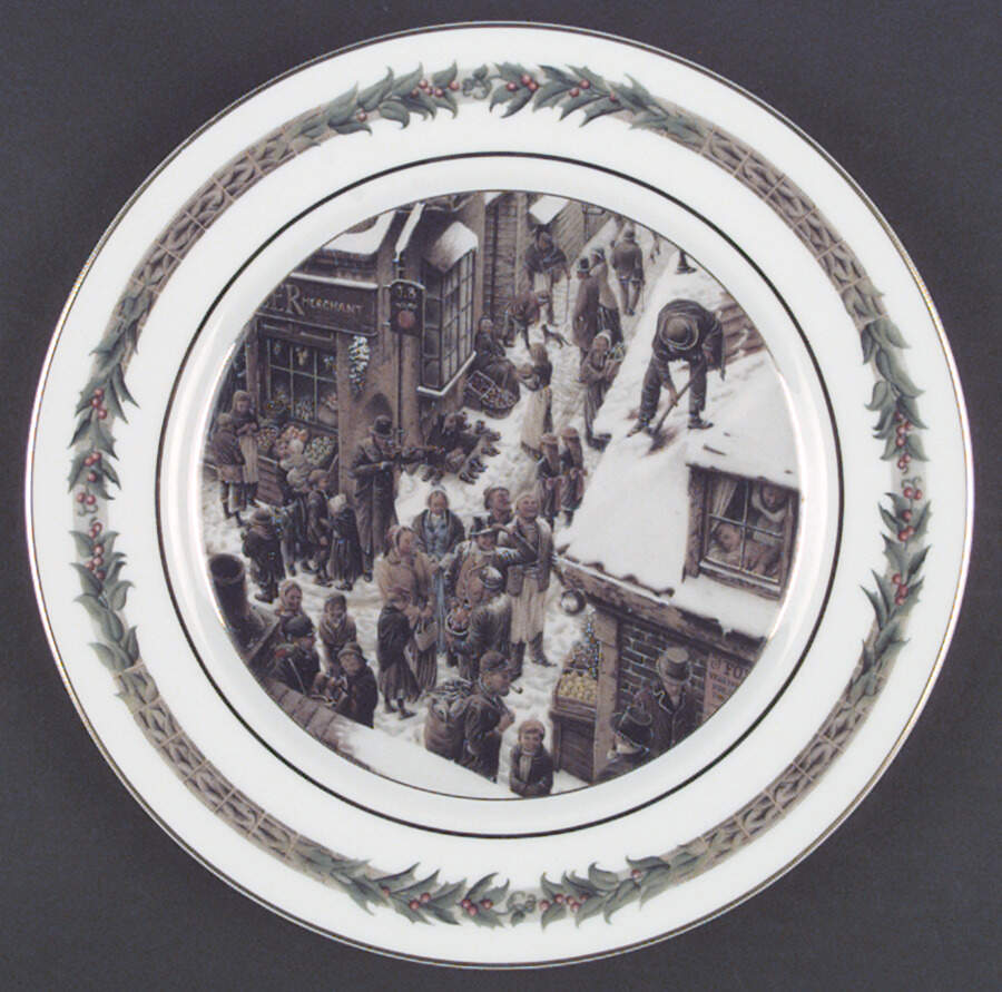 Christmas Classic (Scenes) Dinner Plate by Department 56-1