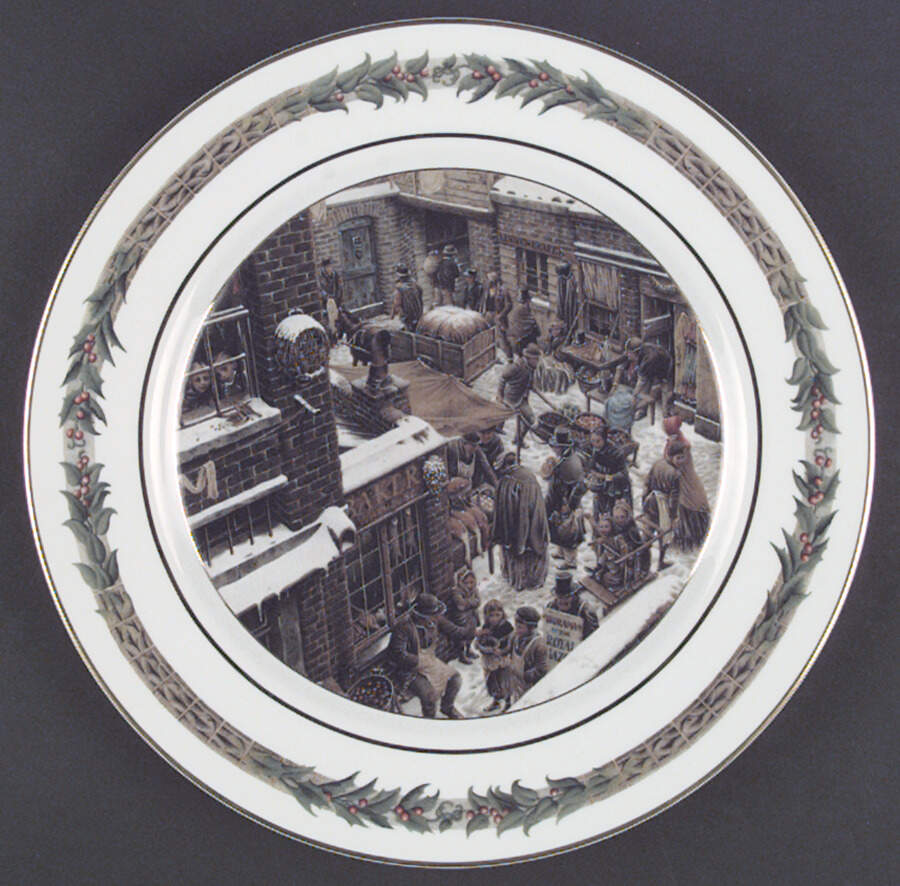 Christmas Classic (Scenes) Dinner Plate by Department 56-1
