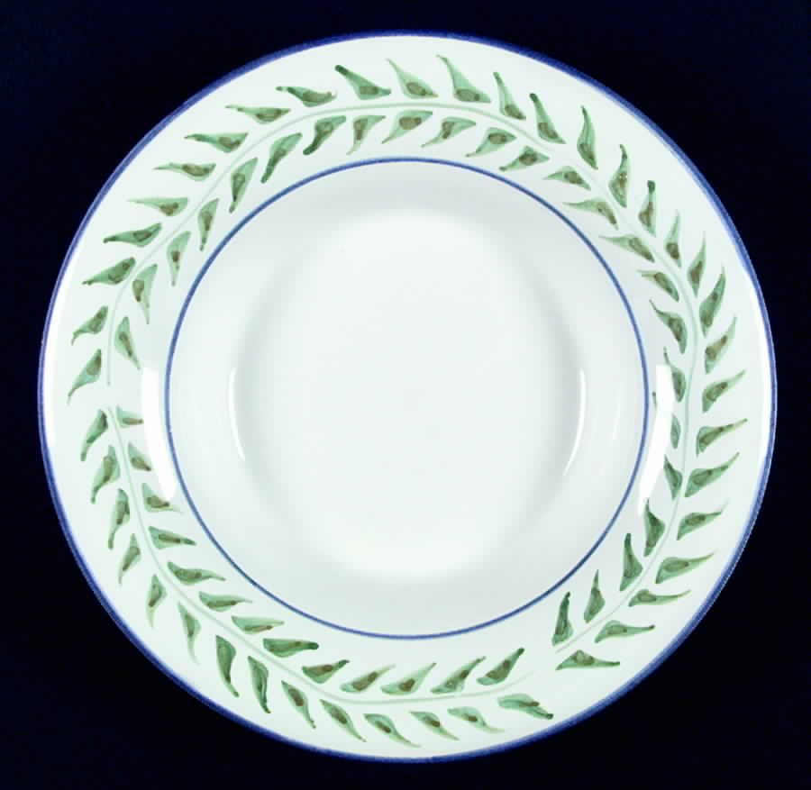 DER14 Large Rim Soup Bowl by Deruta (Italy)-1