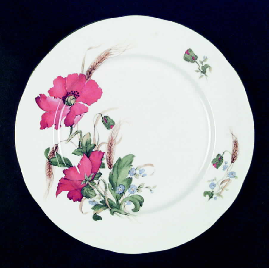 Poppy Dinner Plate by Duchess-1