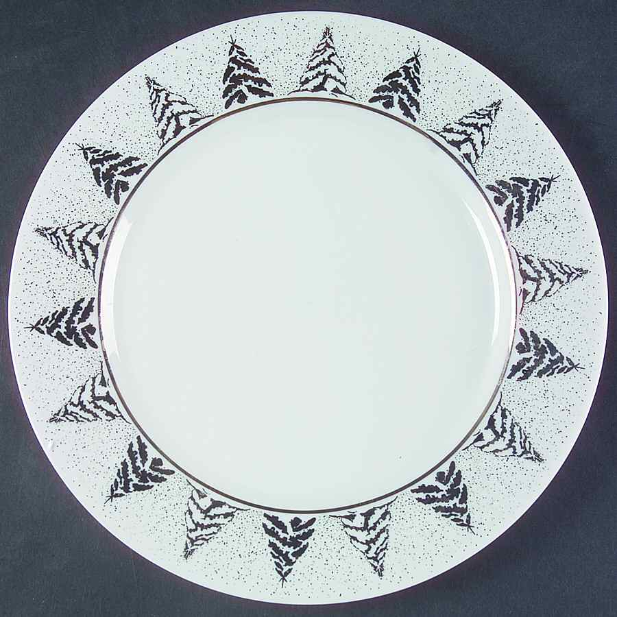 Platinum Pine Dinner Plate by Dansk-1