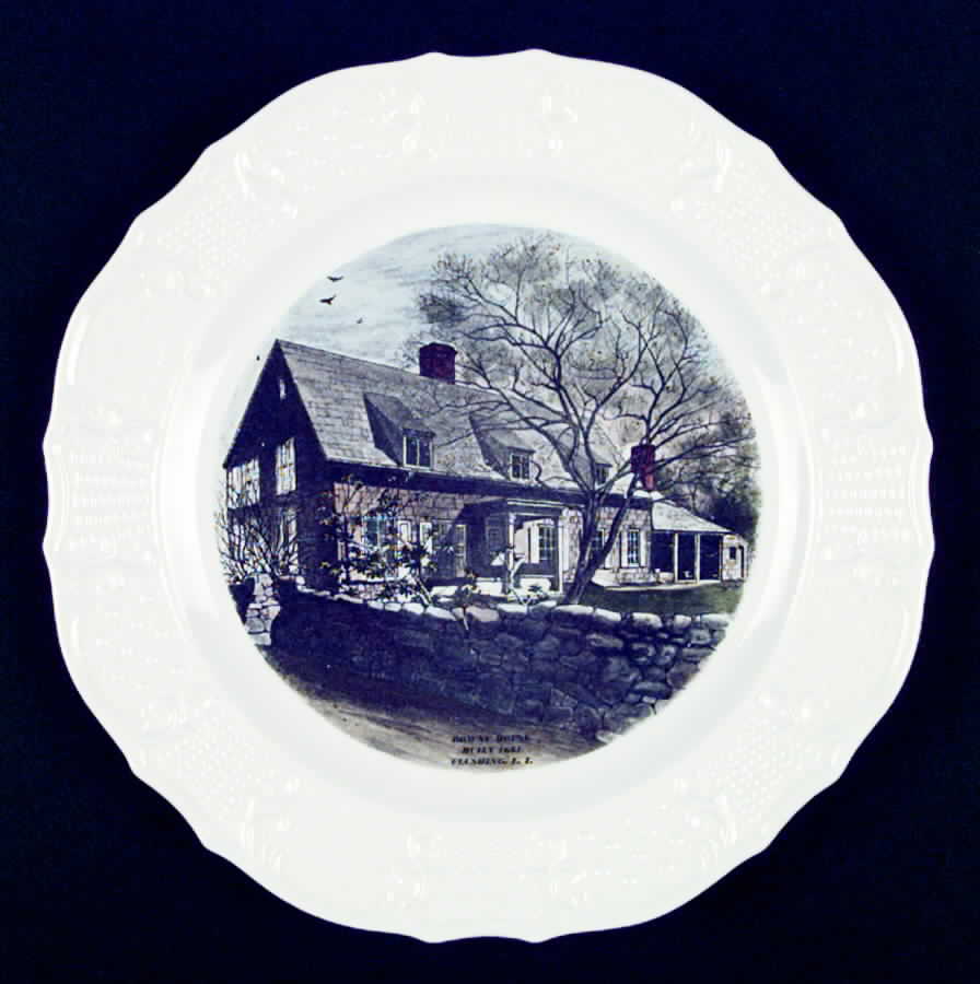 Browne House Black Multicolor Dinner Plate by Delano Studios-1