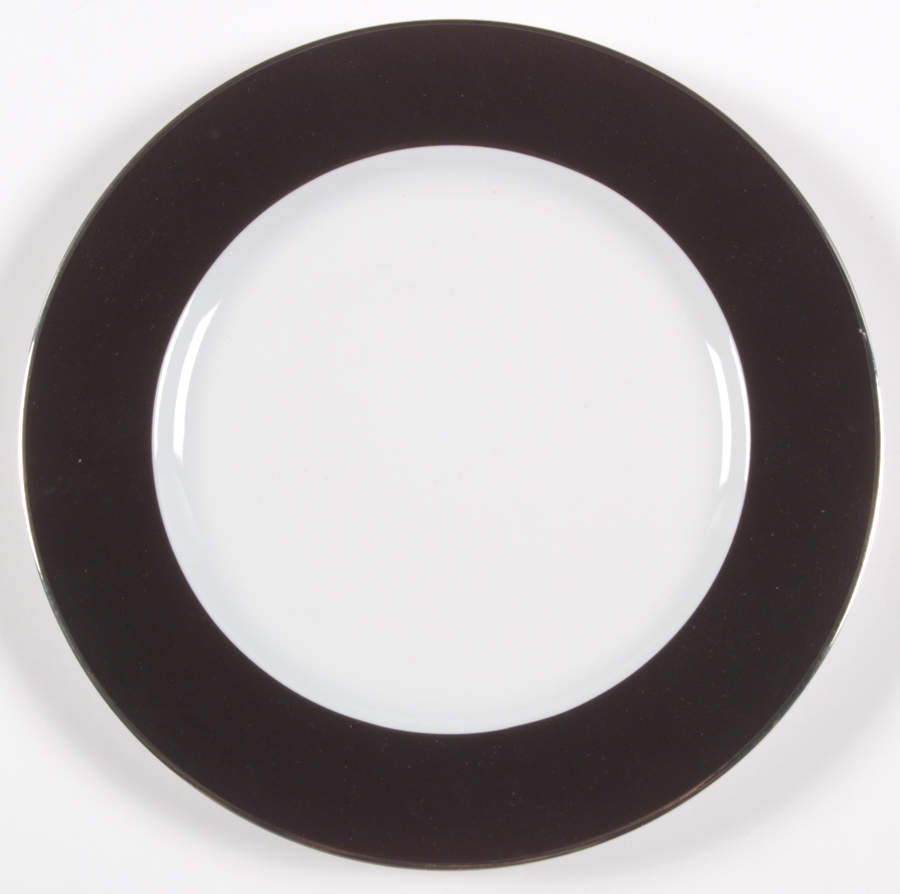Athos Black Accent Salad Plate by Philippe Deshoulieres-1