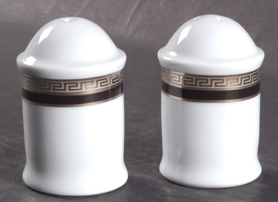 Athos Black Salt & Pepper Set by Philippe Deshoulieres-1