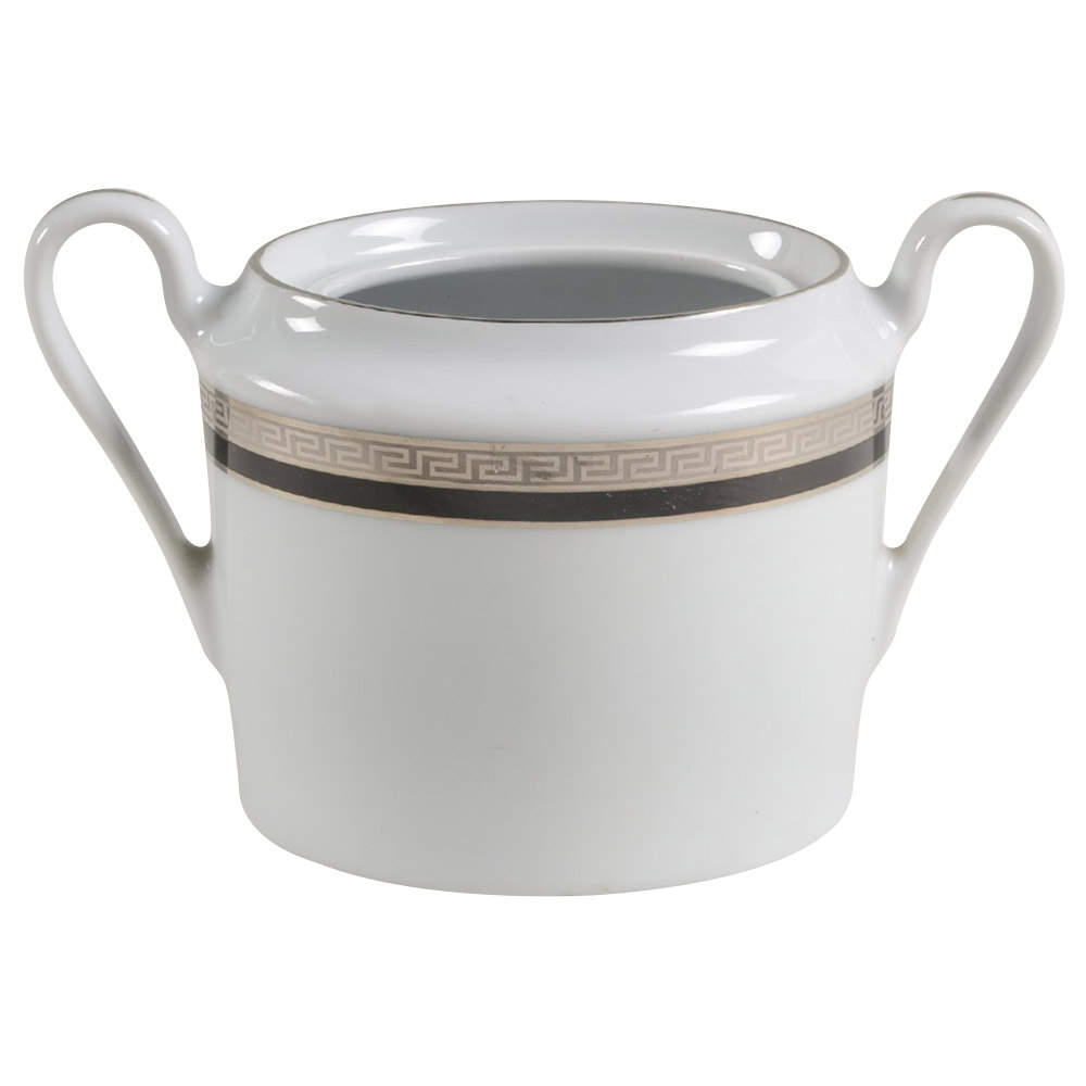 Athos Black Sugar Bowl No Lid by Philippe Deshoulieres-1