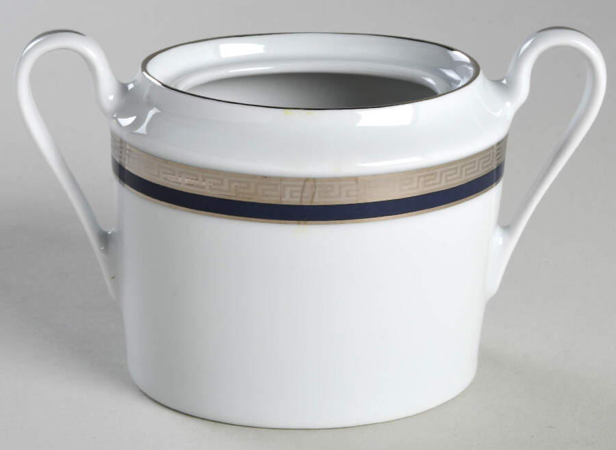 Athos Blue Sugar Bowl No Lid by Philippe Deshoulieres-1