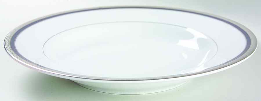 Athos Blue 10" Individual Pasta Bowl by Philippe Deshoulieres-1