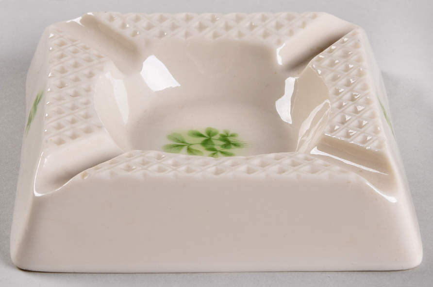 Shamrock (Embossed) Small Ashtray by Donegal Parian-1