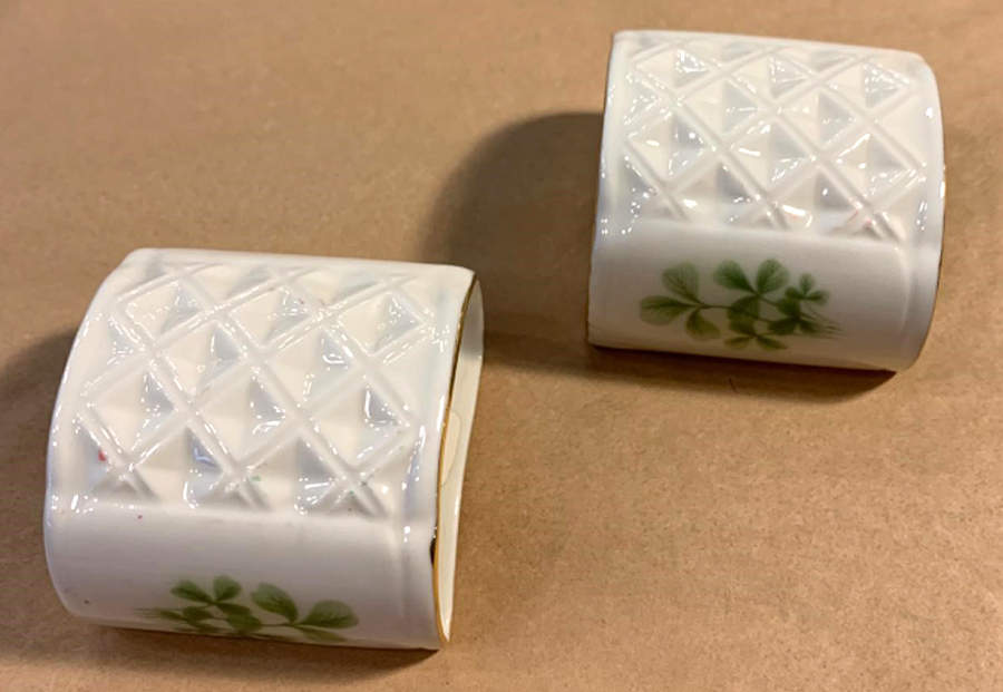 Shamrock (Embossed) Napkin Ring by Donegal Parian-1