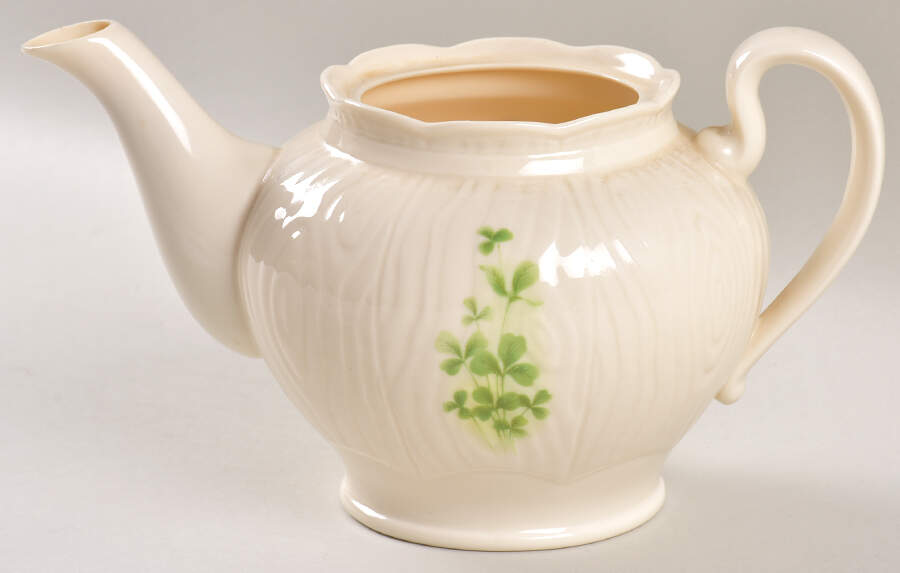 Shamrock (Embossed) Teapot No Lid by Donegal Parian-1