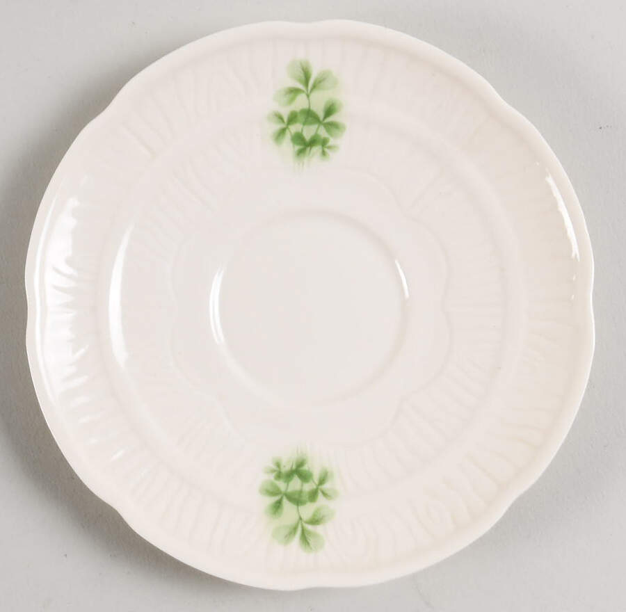 Shamrock (Embossed) Saucer by Donegal Parian-1