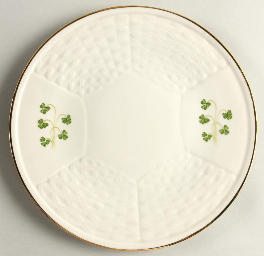 Shamrock (Embossed) Dinner Plate by Donegal Parian-1