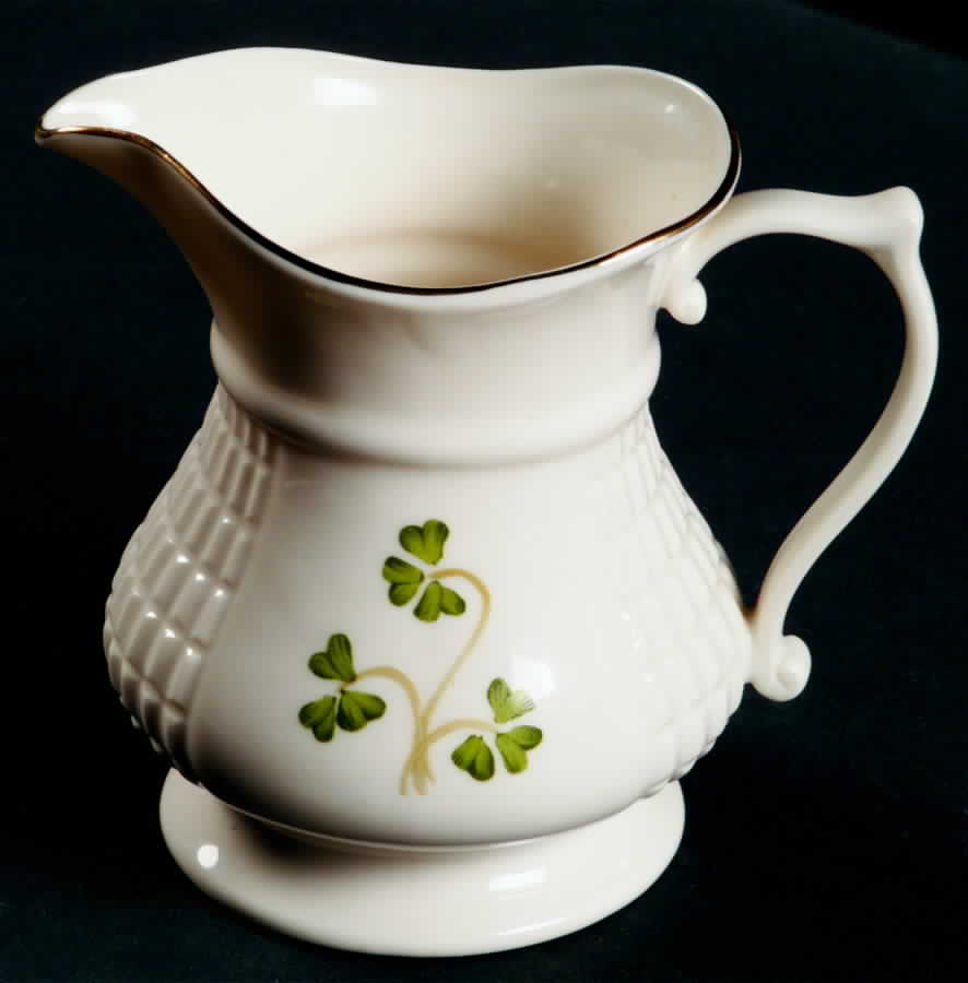 Shamrock (Embossed) Creamer by Donegal Parian-1