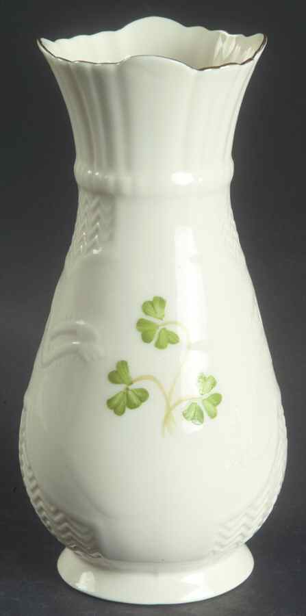 Shamrock (Embossed) 5" Vase by Donegal Parian-1