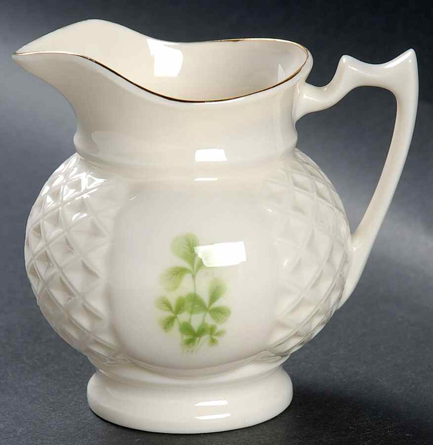 Shamrock (Embossed) Creamer by Donegal Parian-1