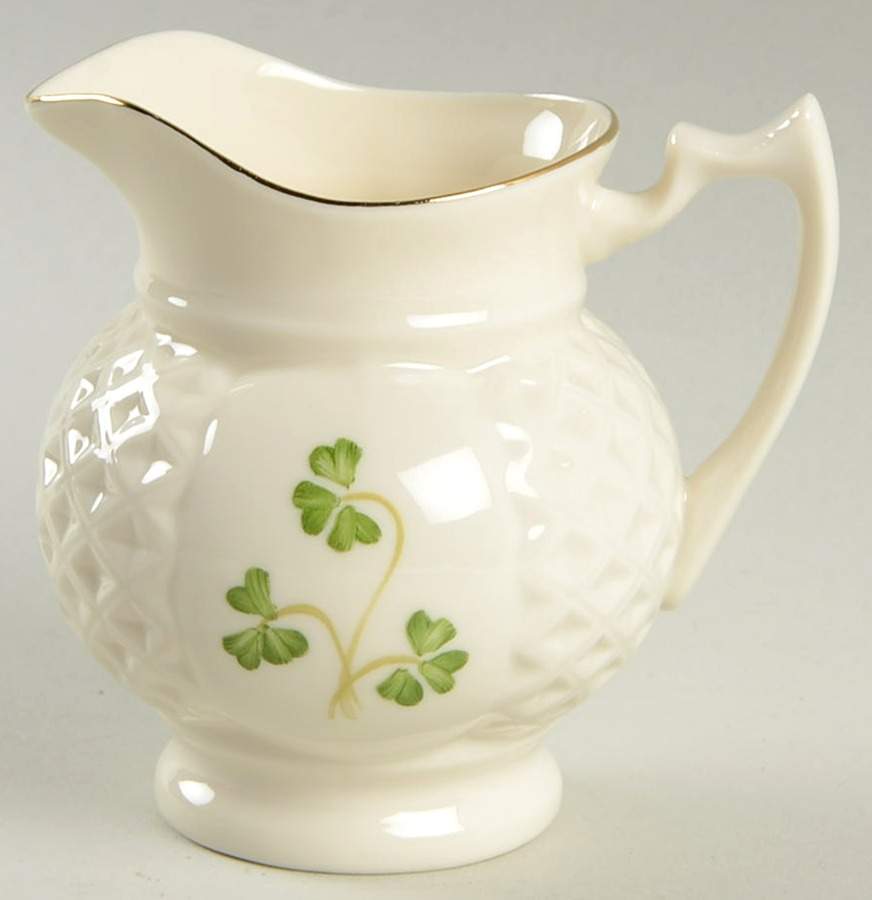 Shamrock (Embossed) Creamer by Donegal Parian-1