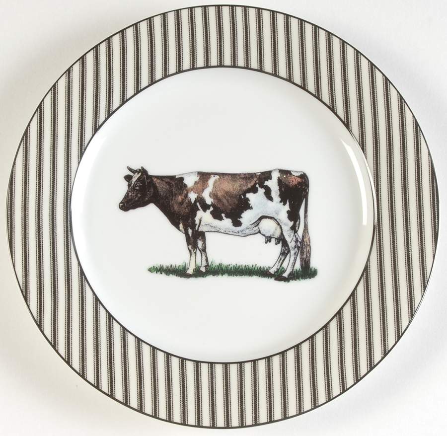 Farm Salad Plate by Department 56-1