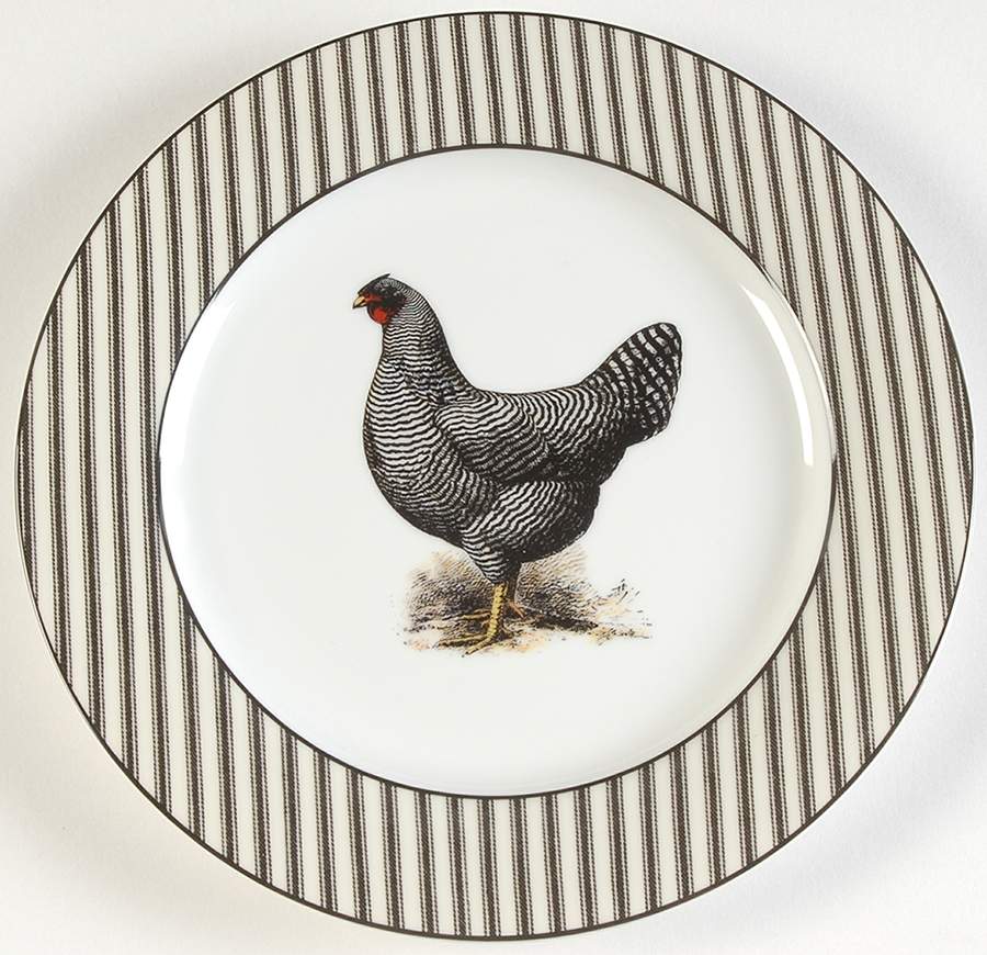 Farm Salad Plate by Department 56-1