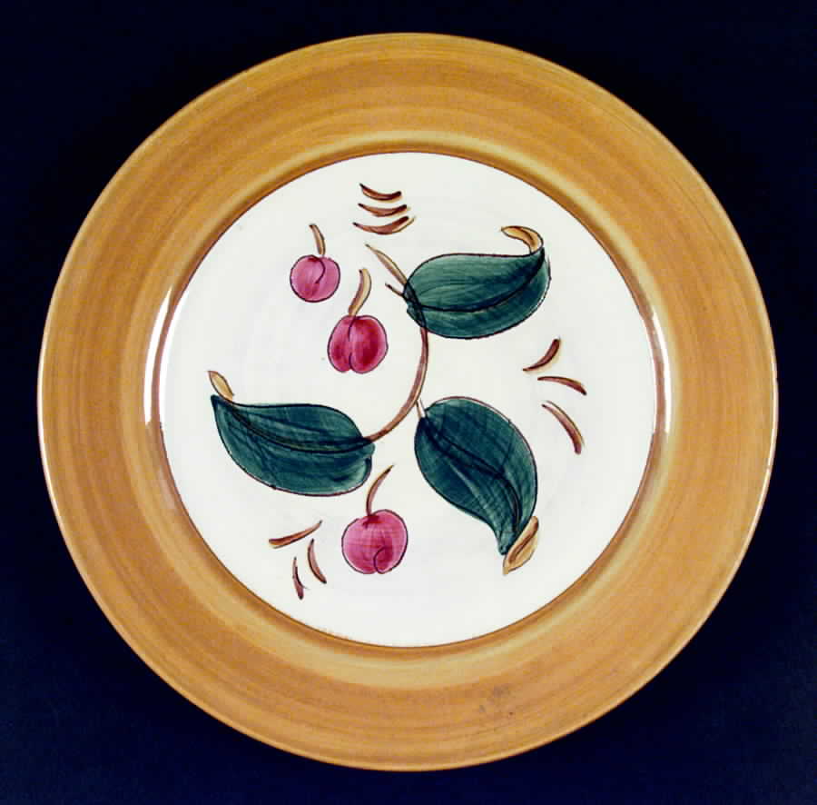Red Cherry 11" Chop Plate (Round Platter) by Dellaware-1
