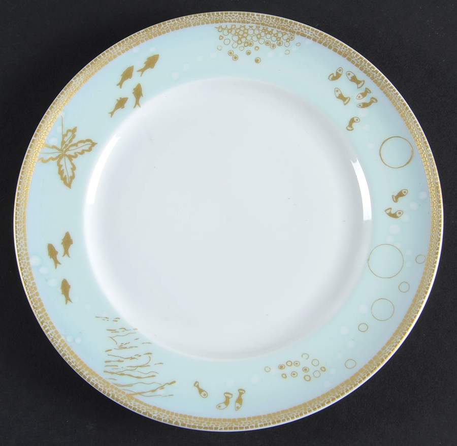 Aquarius Bread & Butter Plate by De Monaco-1
