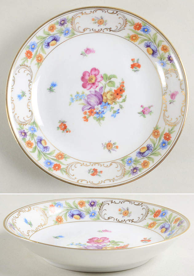 DRE17 Coupe Soup Bowl by Dresden (German)-1