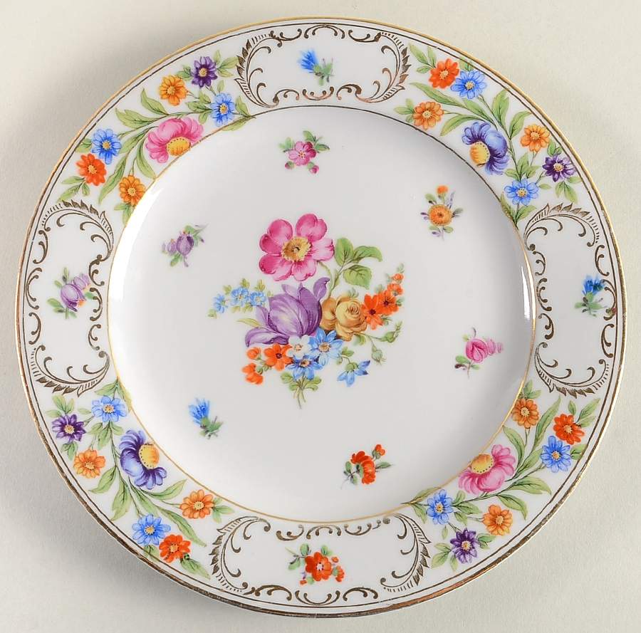 DRE17 Salad Plate by Dresden (German)-1