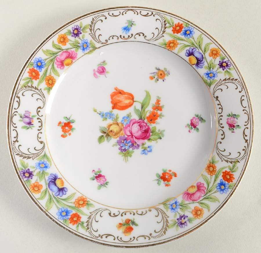 DRE17 Salad Plate by Dresden (German)-1