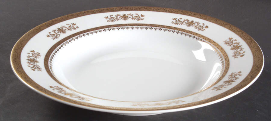 Orsay White 10" Individual Pasta Bowl by Philippe Deshoulieres-1