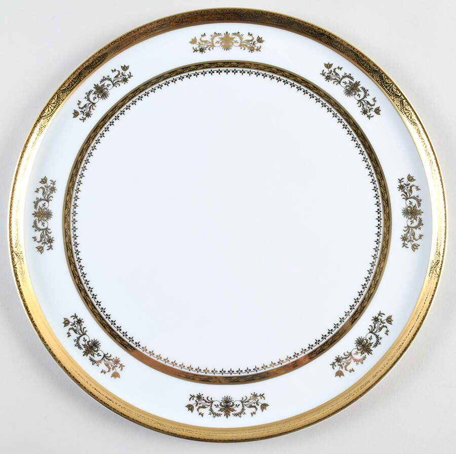 Orsay White Cake Plate by Philippe Deshoulieres-1