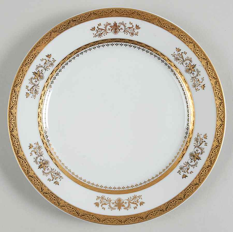 Orsay White Salad Plate by Philippe Deshoulieres-1