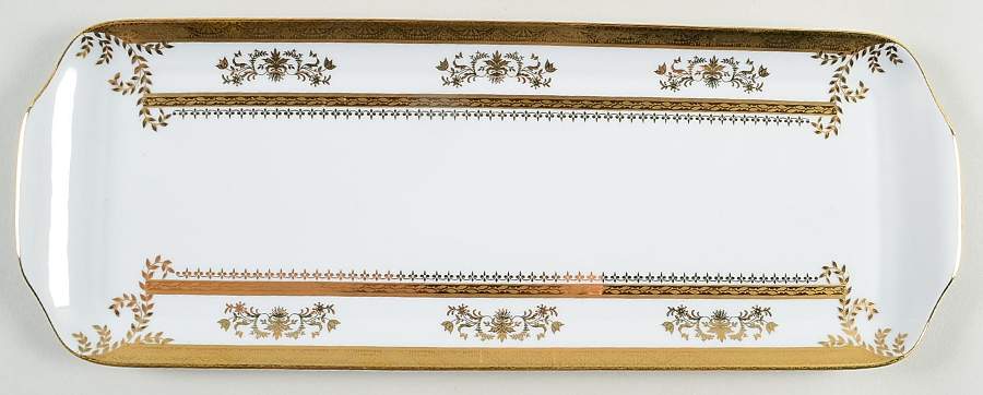 Orsay White Large Sandwich Tray by Philippe Deshoulieres-1